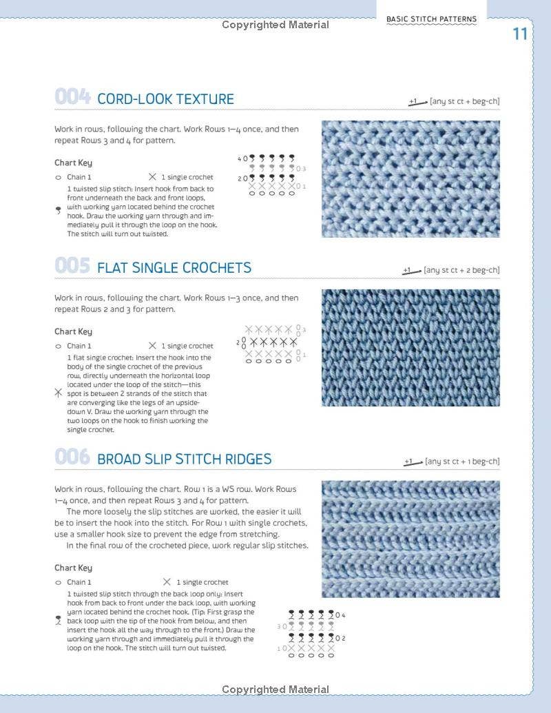 The New Crochet Stitch Dictionary: 440 Patterns for Textures