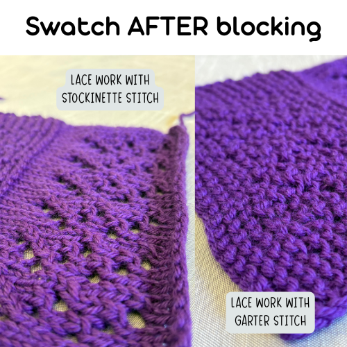 Lacy Beginnings: Knit a Swatch-to-Pouch