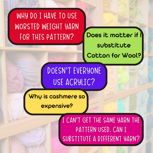 Swipe Right on Loving your Stitches: Yarn Substitution Made Easy (Virtual)