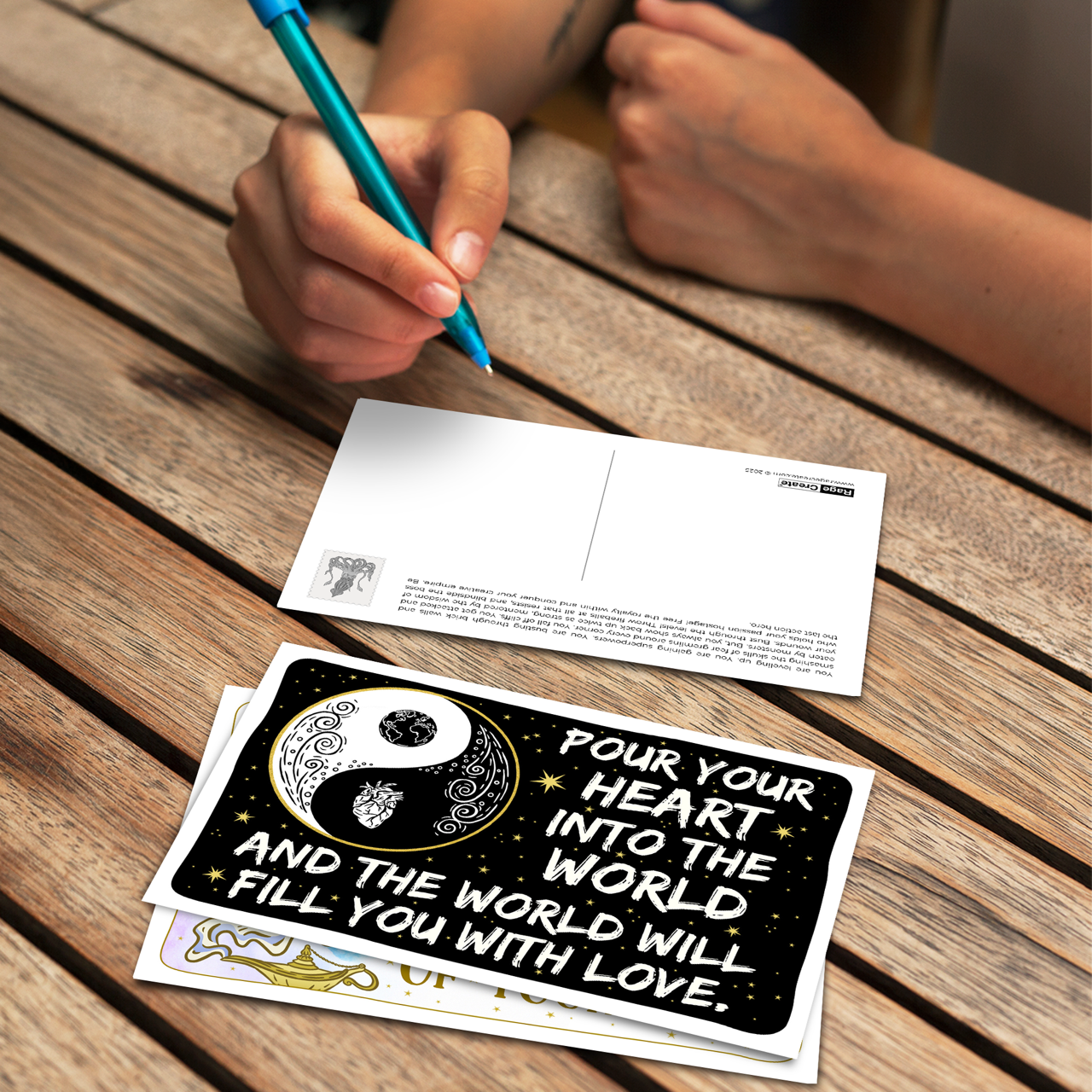 Sweet-Ass Affirmations 3 Postcards Mystical Pack (22 Cards)
