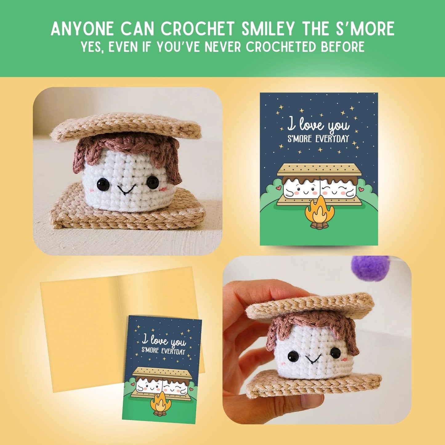 Love Card & Smore Crochet Pattern