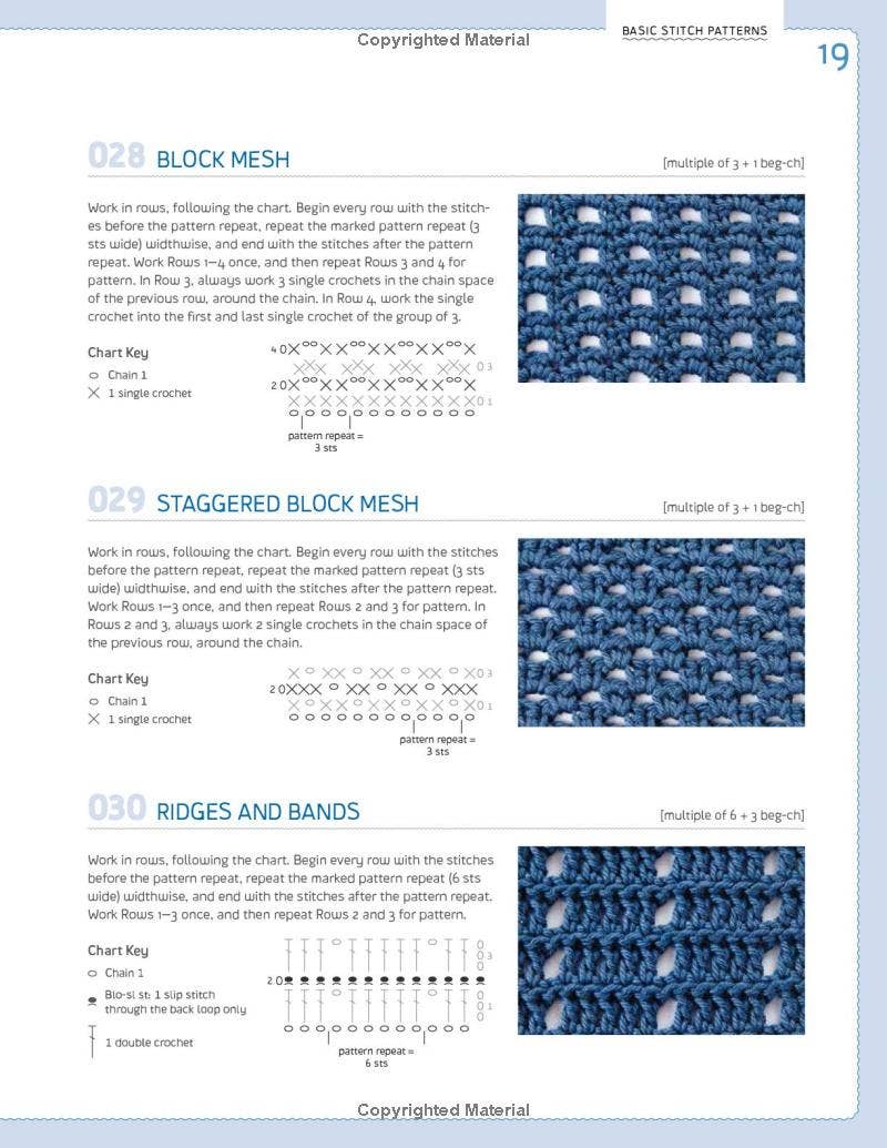 The New Crochet Stitch Dictionary: 440 Patterns for Textures