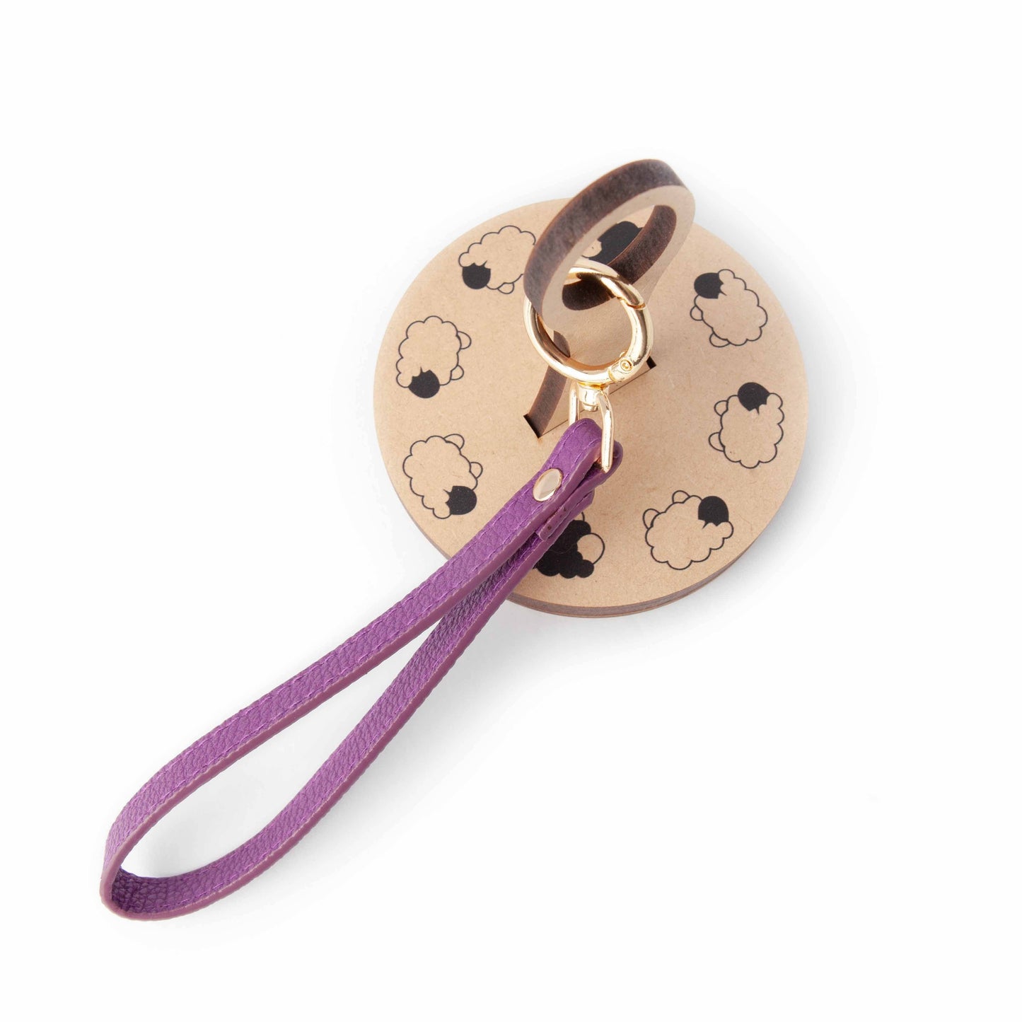 NEW! Wide Ring Yarn To Go Carousel Wrist Strap