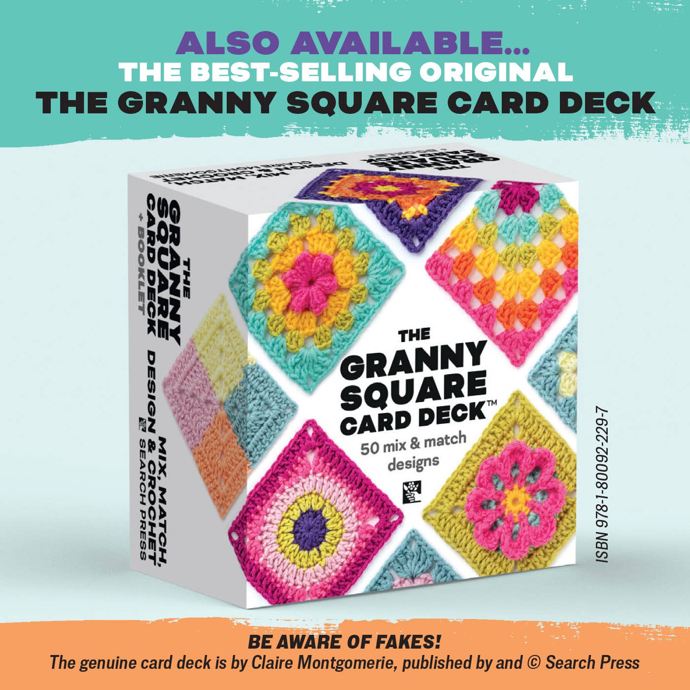 Granny Square Flowers Card Deck