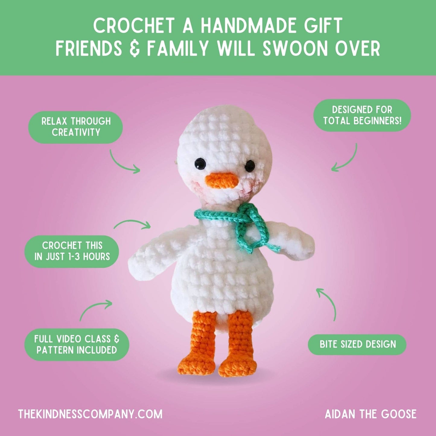 Birthday Card & Goose Crochet Pattern