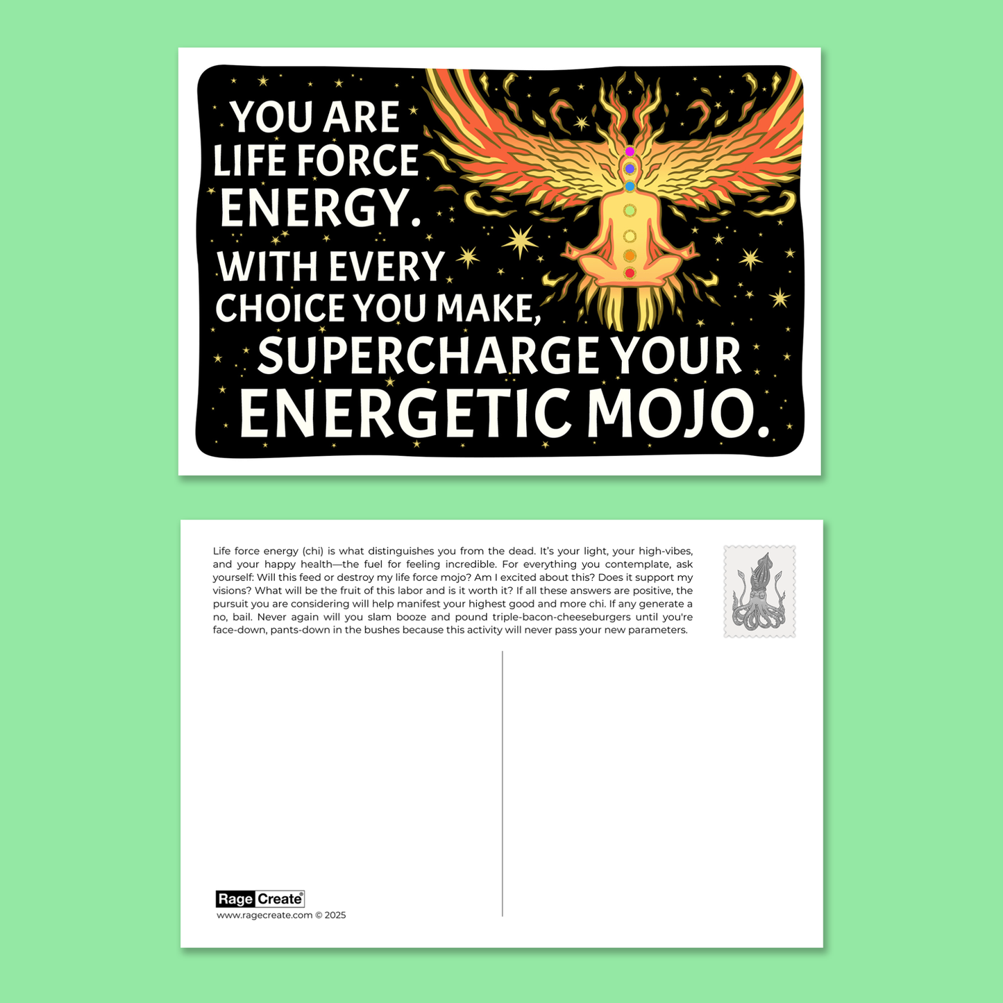 Sweet-Ass Affirmations 3 Postcards Mystical Pack (22 Cards)