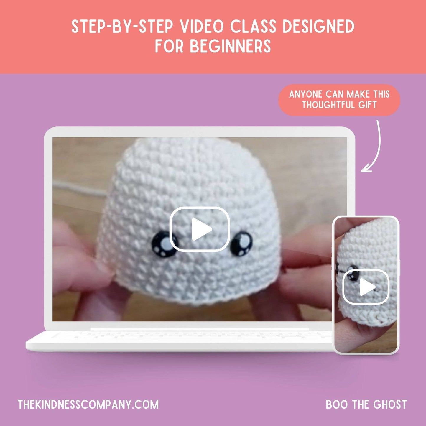 Everyday Card & Ghost Crochet Pattern