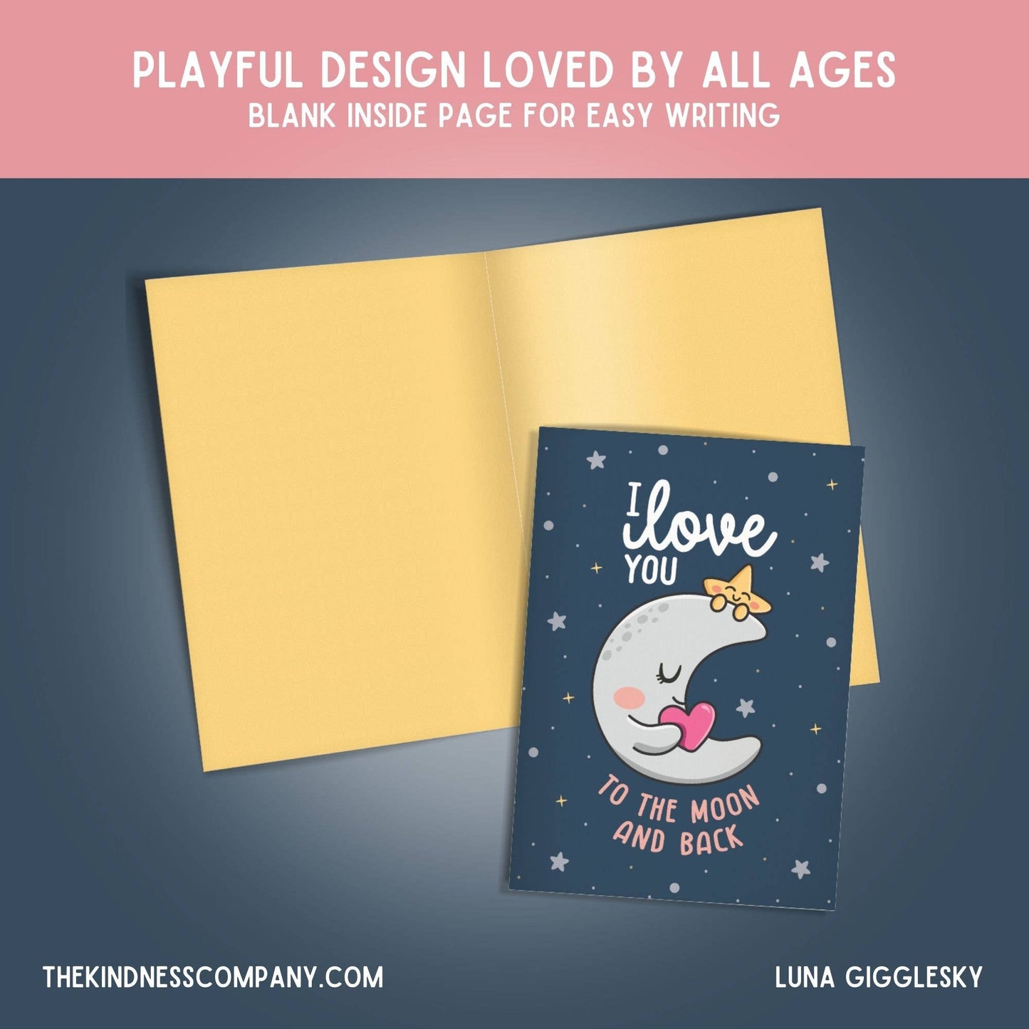 Love Card & Moon Crochet Pattern