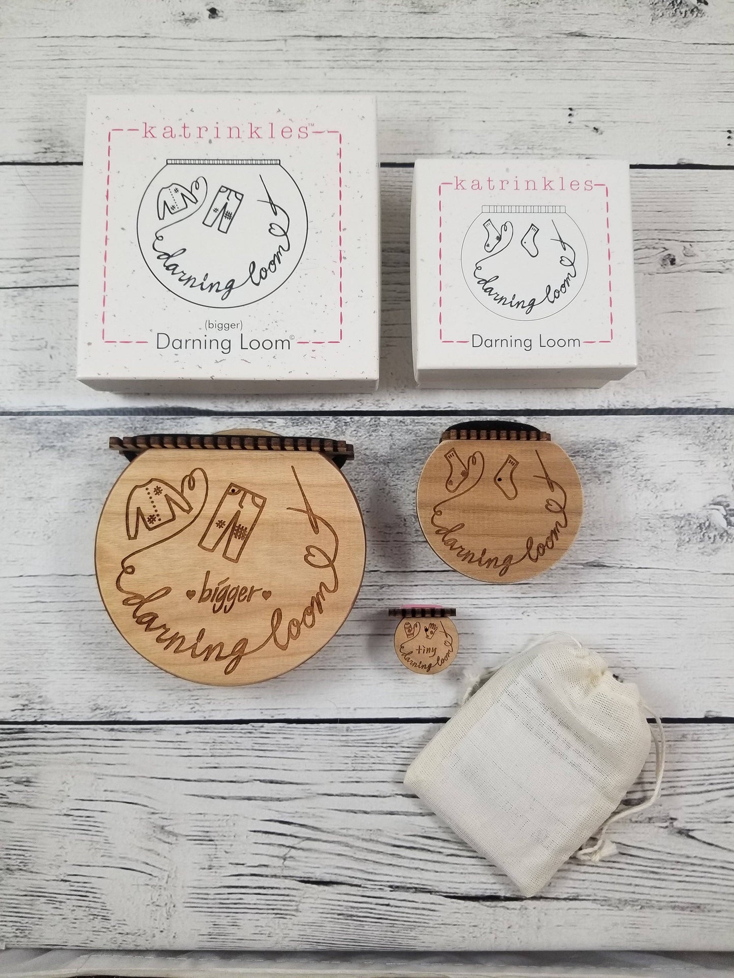 Bigger Darning & Mending Loom Kit