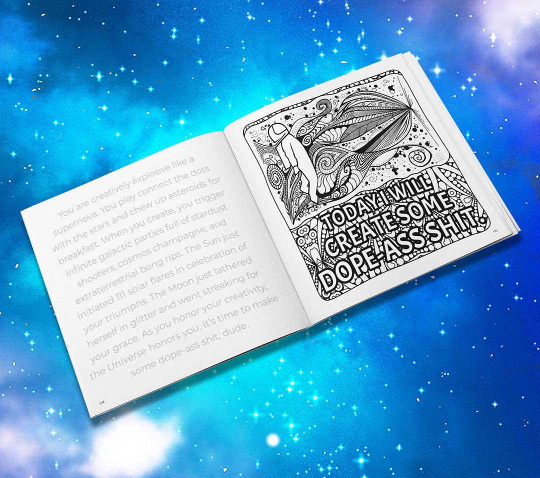 Sweet-Ass Affirmations 2 Coloring Book