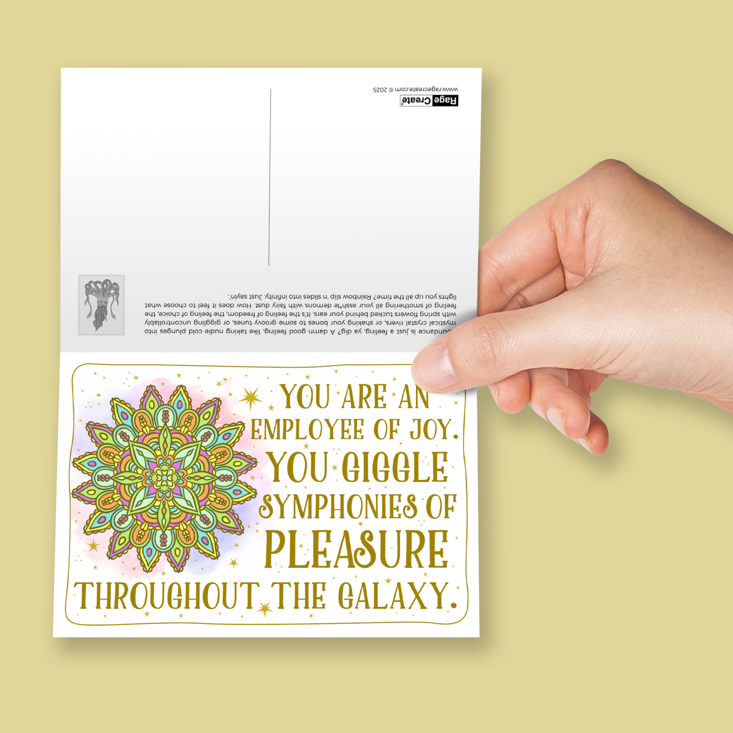 Sweet-Ass Affirmations 3 Postcards Mystical Pack (22 Cards)