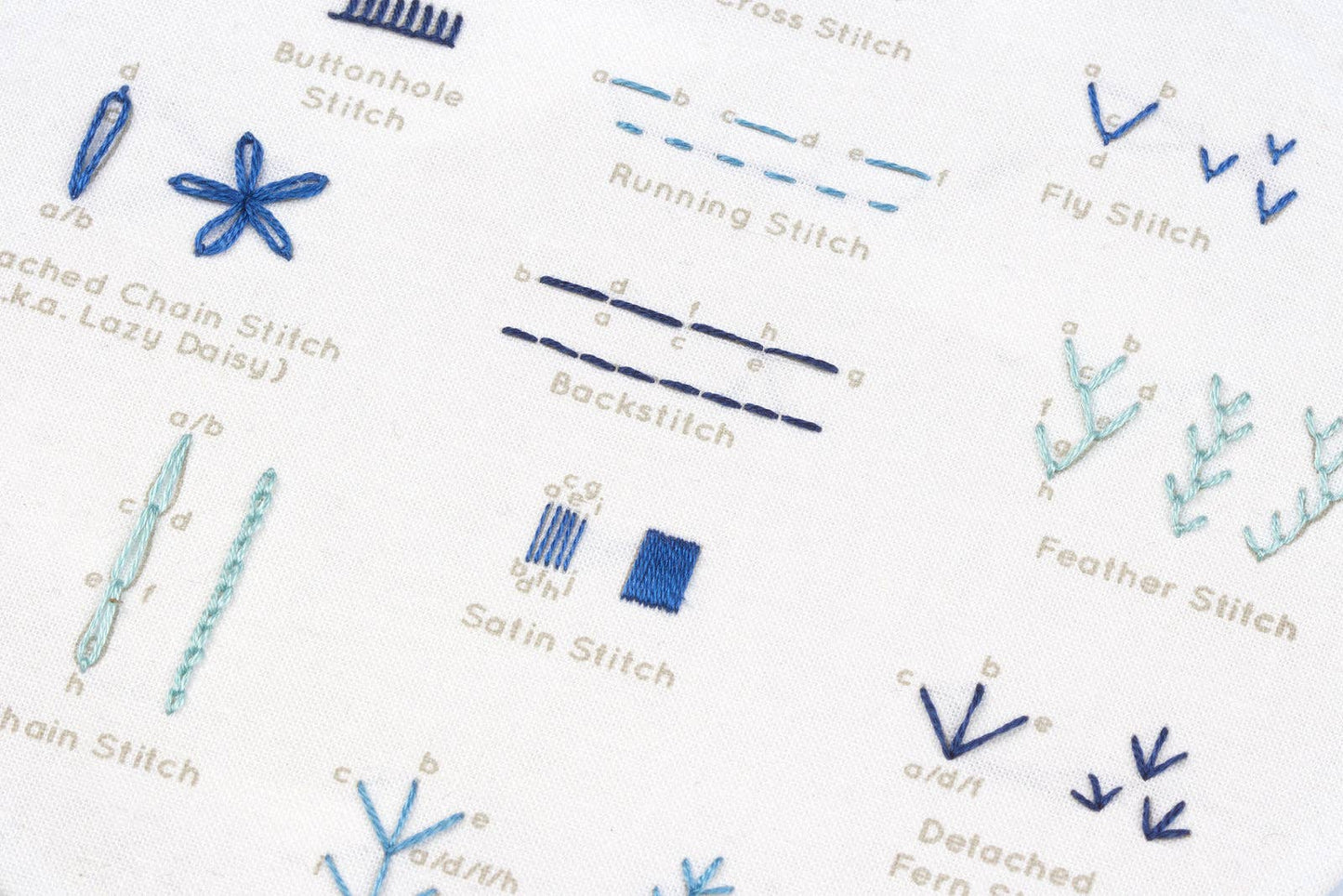 Embroidery Stitch Sampler - Beginner