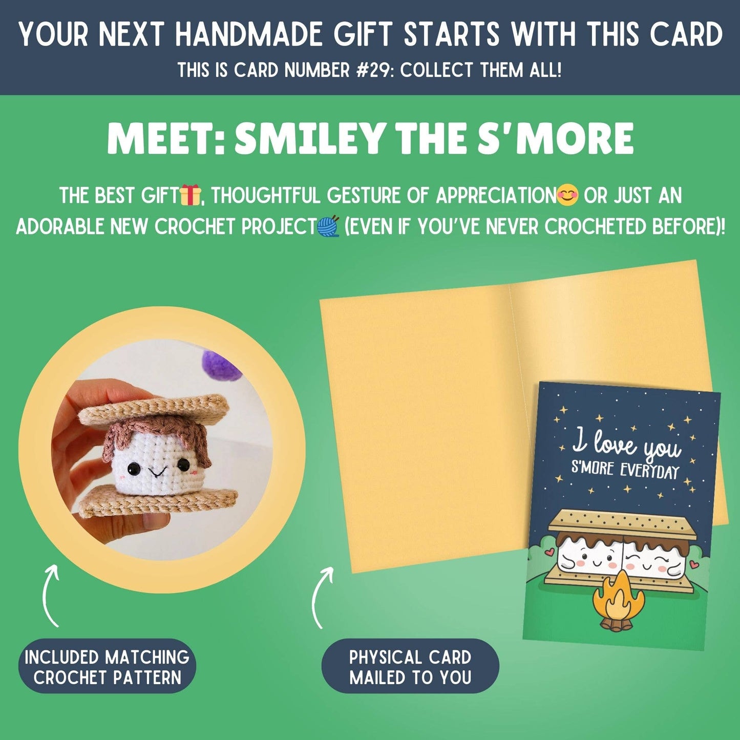 Love Card & Smore Crochet Pattern