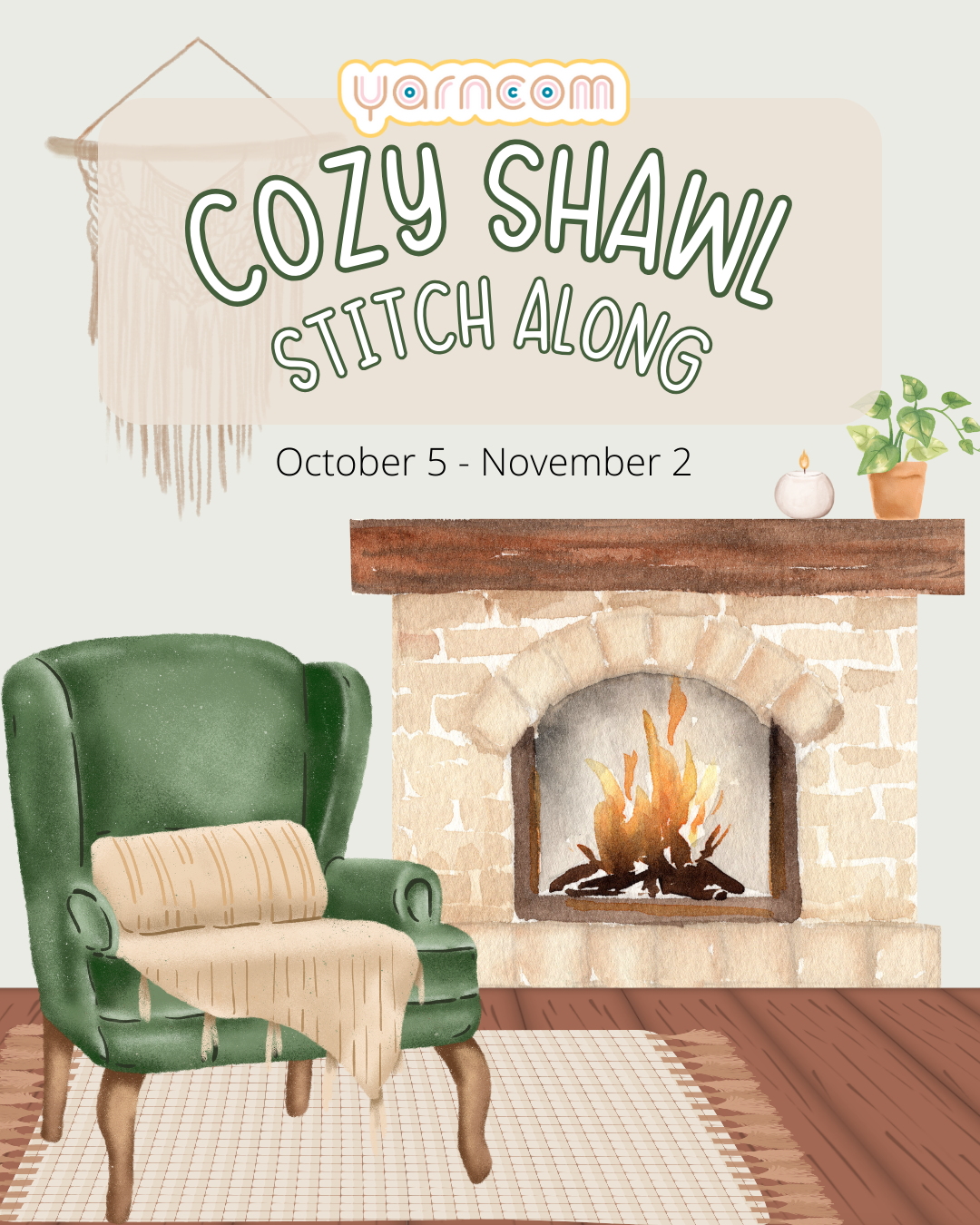 Cozy Shawl SAL '25