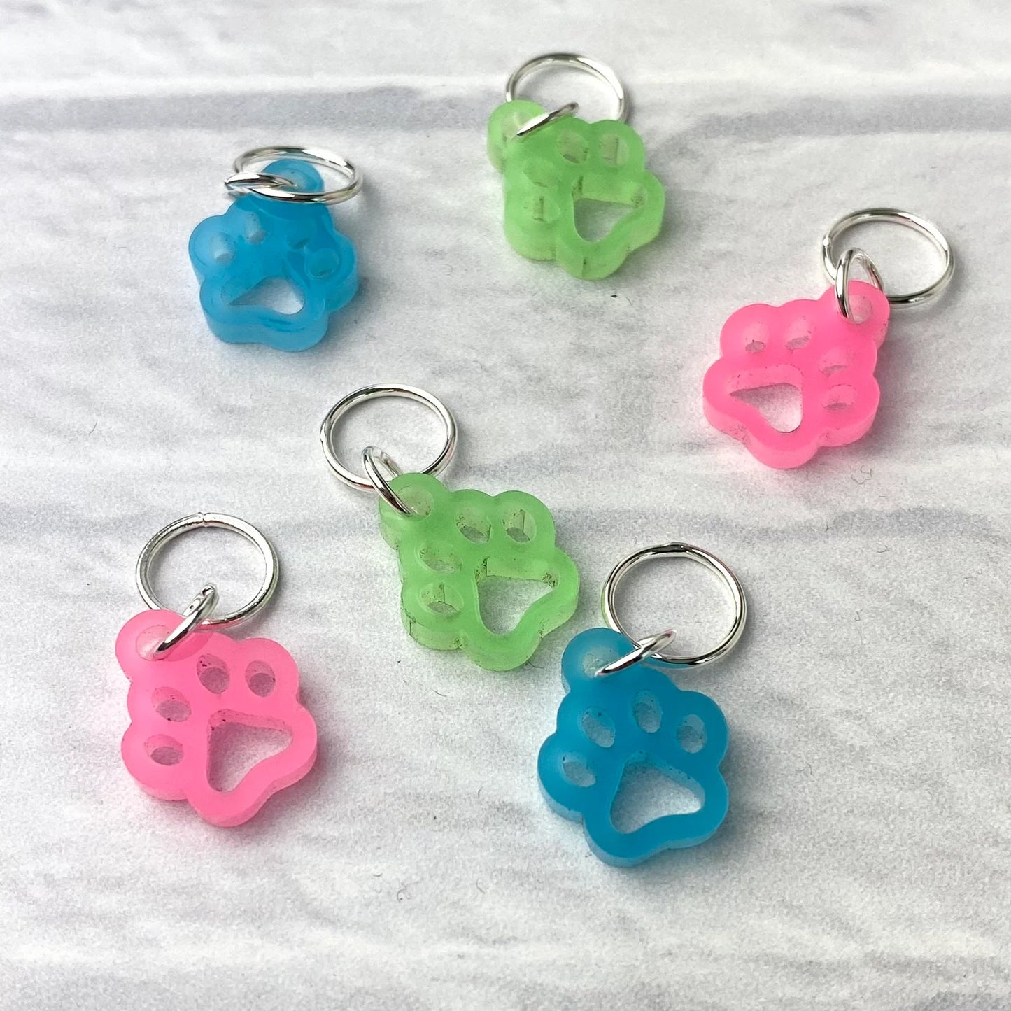Paw Print Stitch Markers