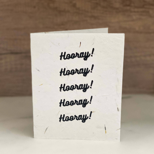 Hooray! Greeting Card