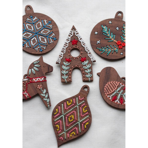 DIY Stitched Ornament Kit