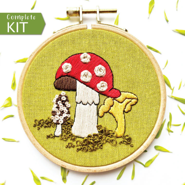The Fungis Embroidery Kit