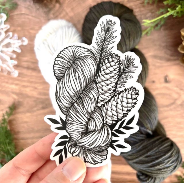 Yarn Skein Vinyl Sticker - YarnCom