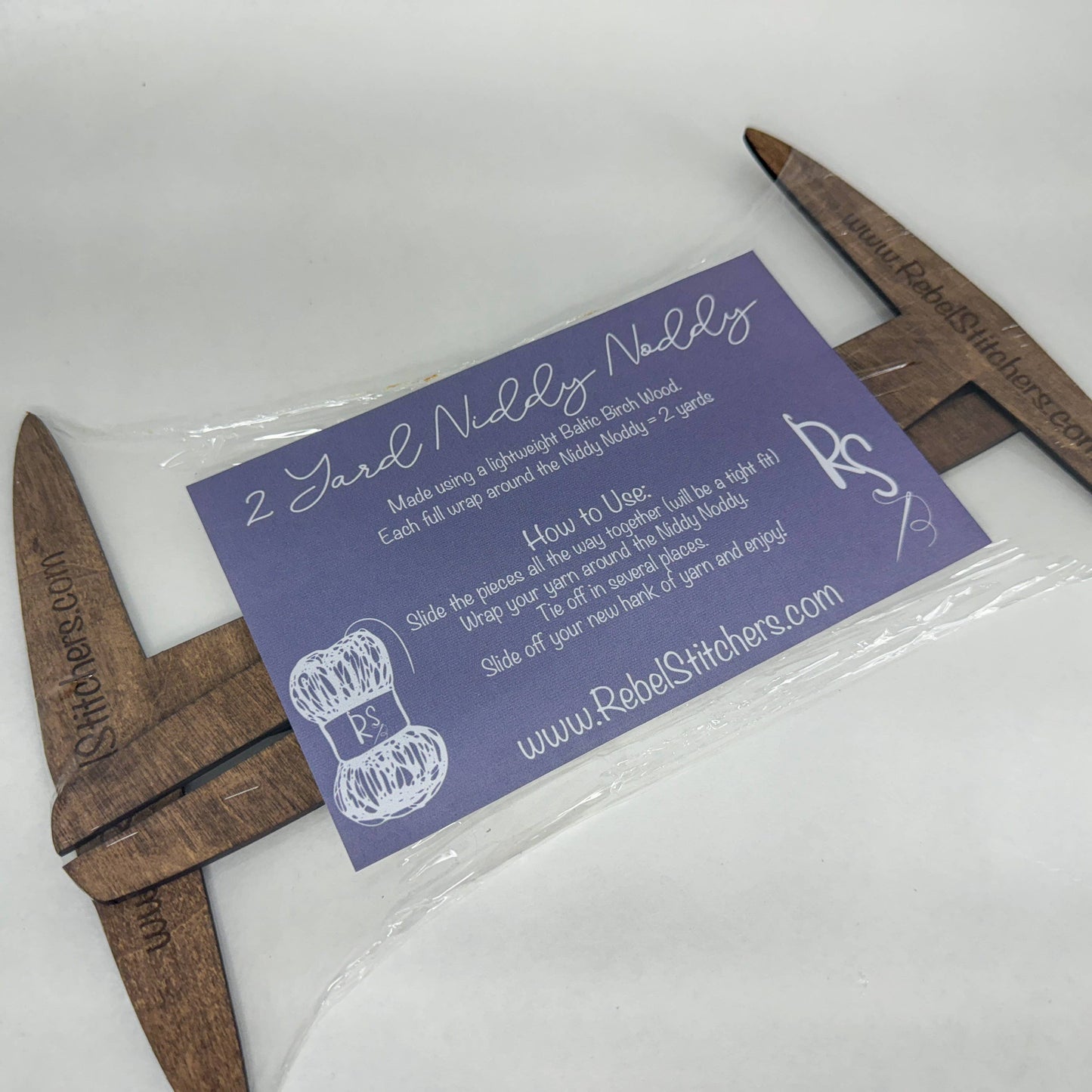 Handmade Wooden 2 Yard Niddy Noddy