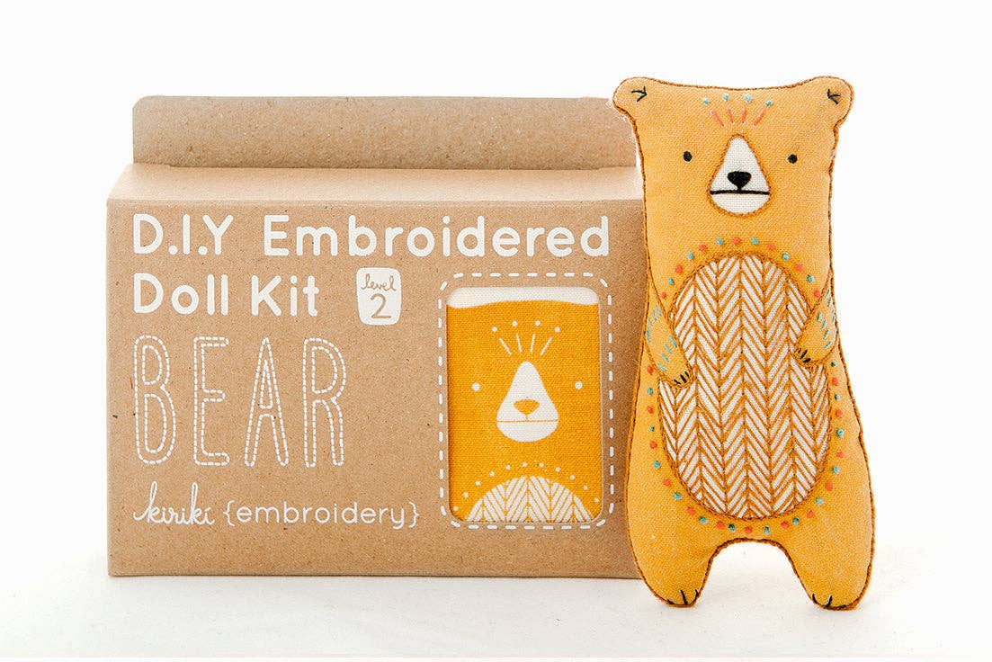 Embroidered Doll Kit
