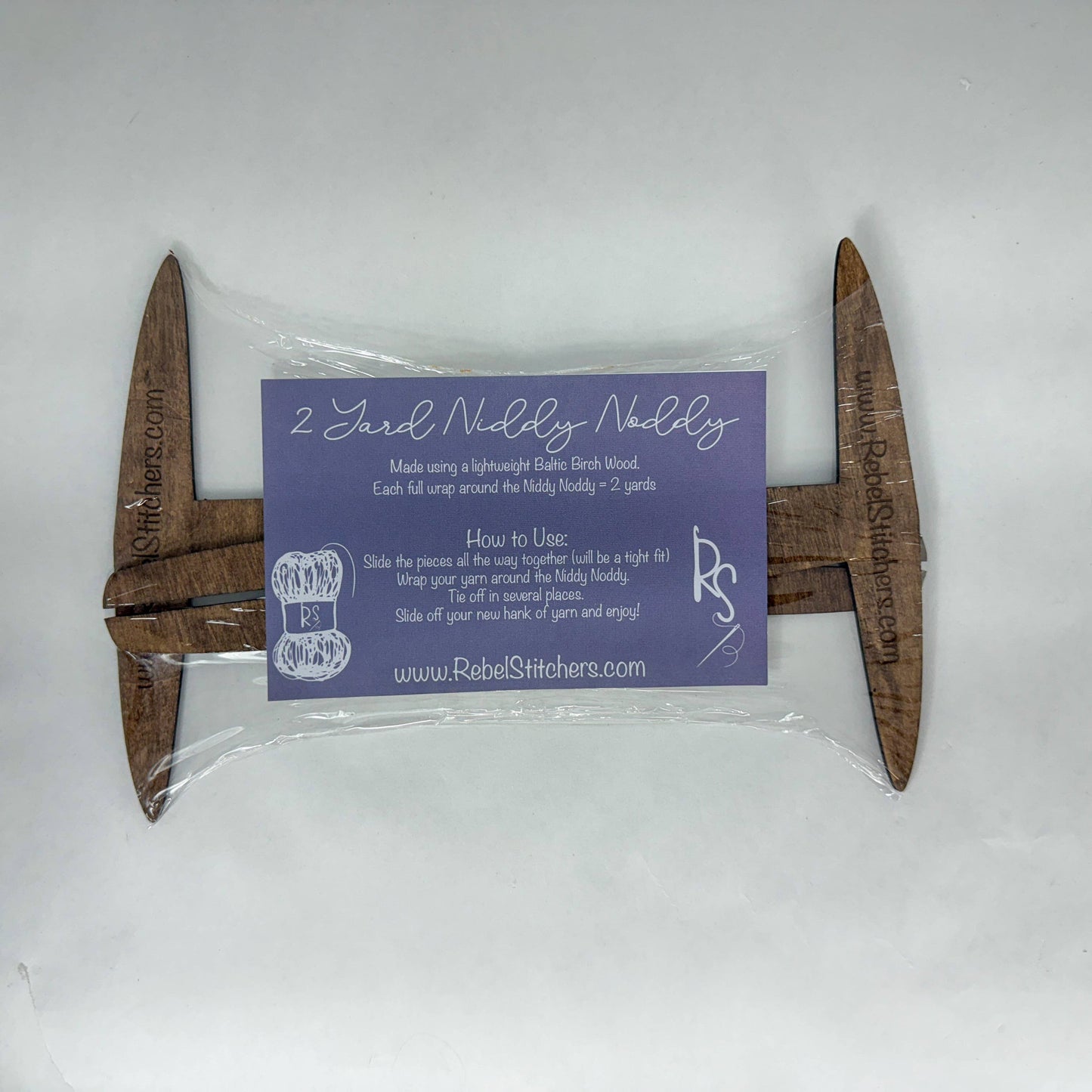 Handmade Wooden 2 Yard Niddy Noddy