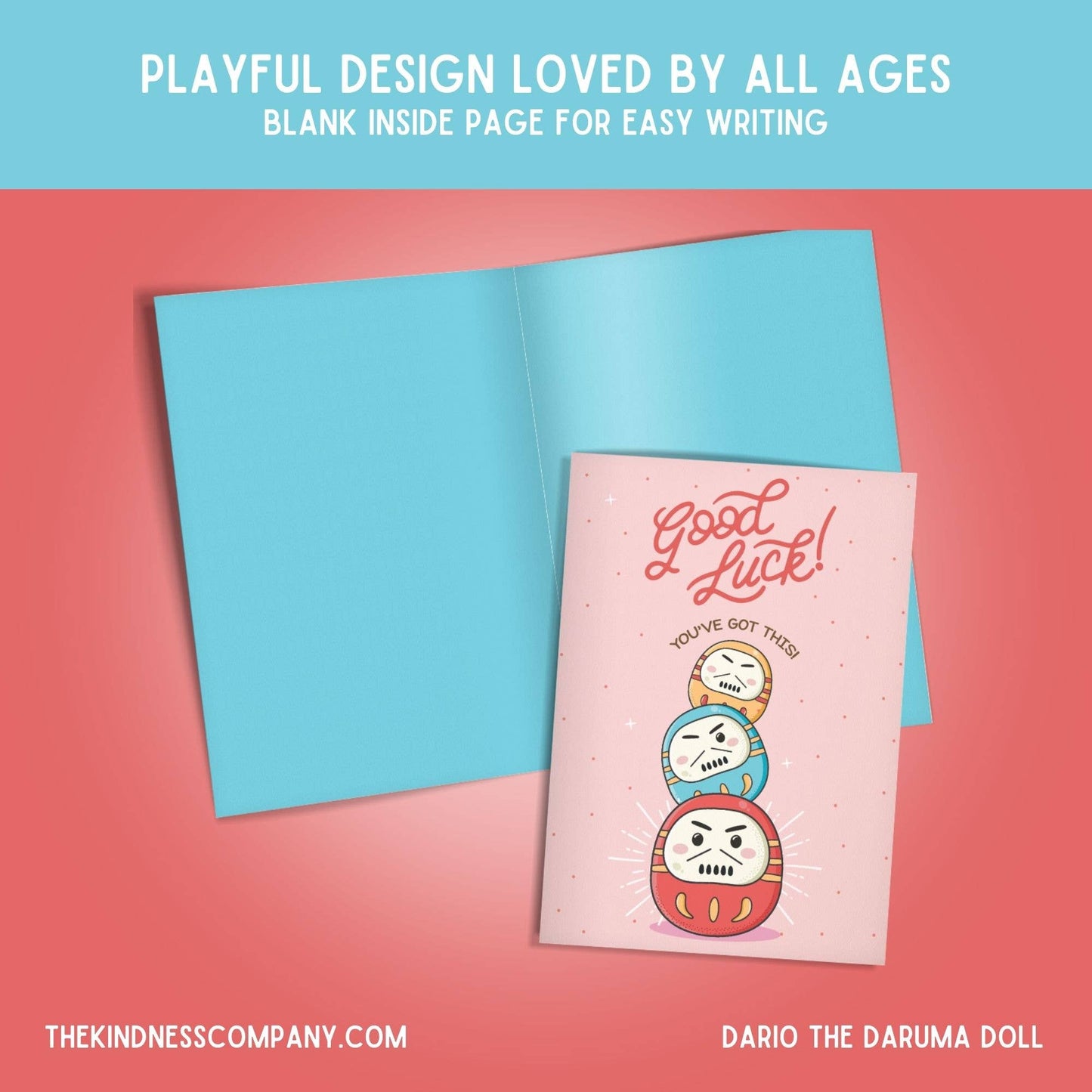 Encouragement Card & Daruma Doll Crochet Pattern