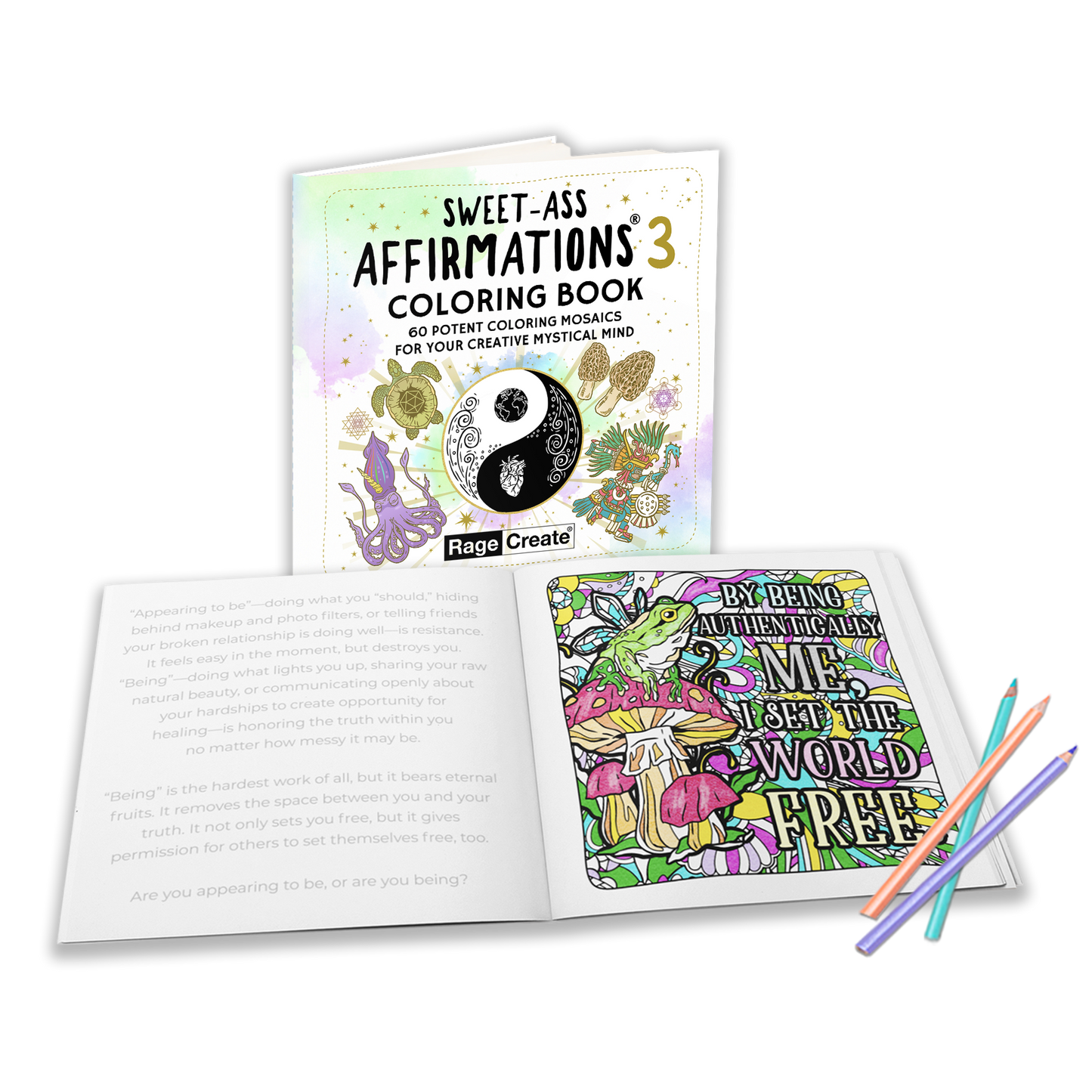 Sweet-Ass Affirmations 3 Coloring Book
