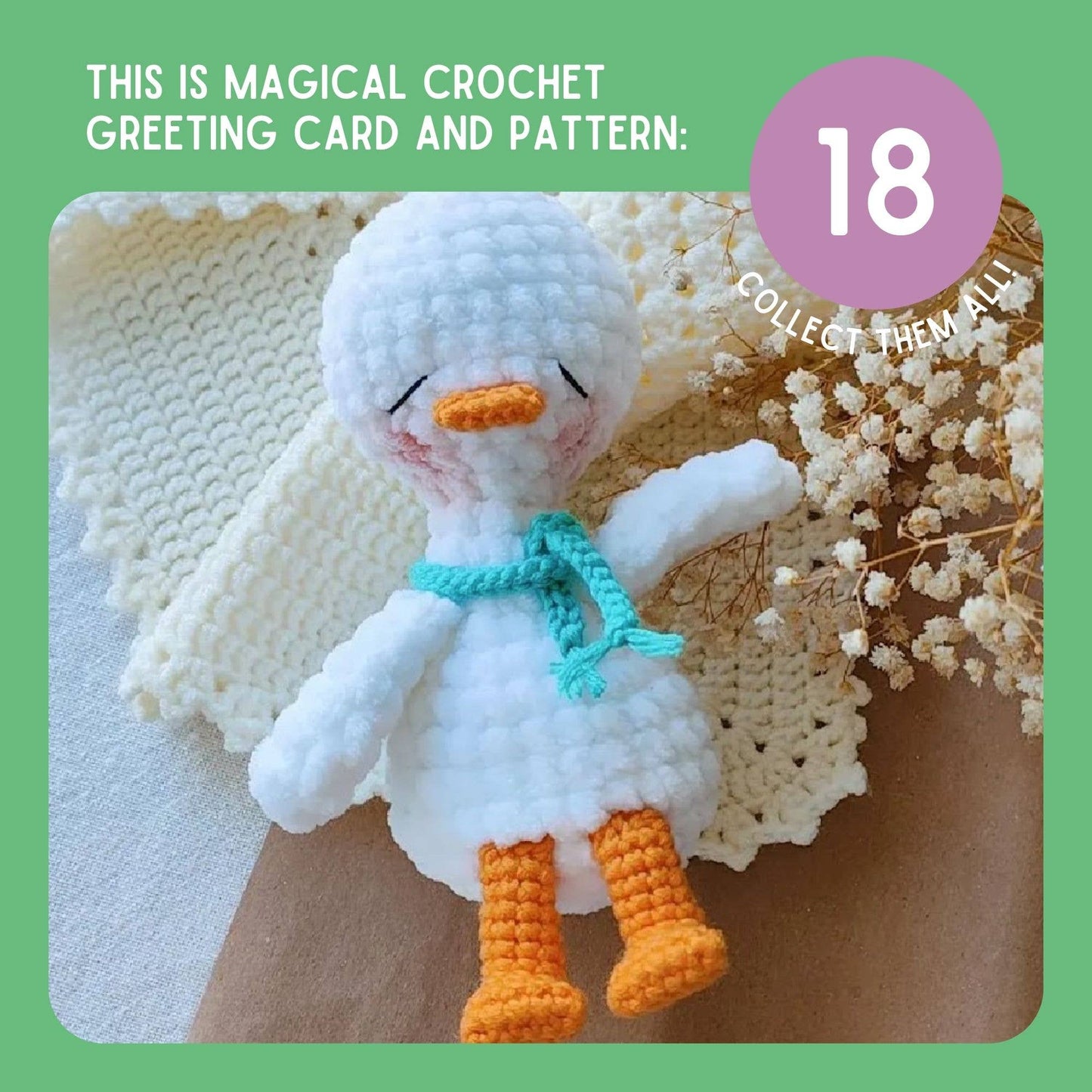 Birthday Card & Goose Crochet Pattern