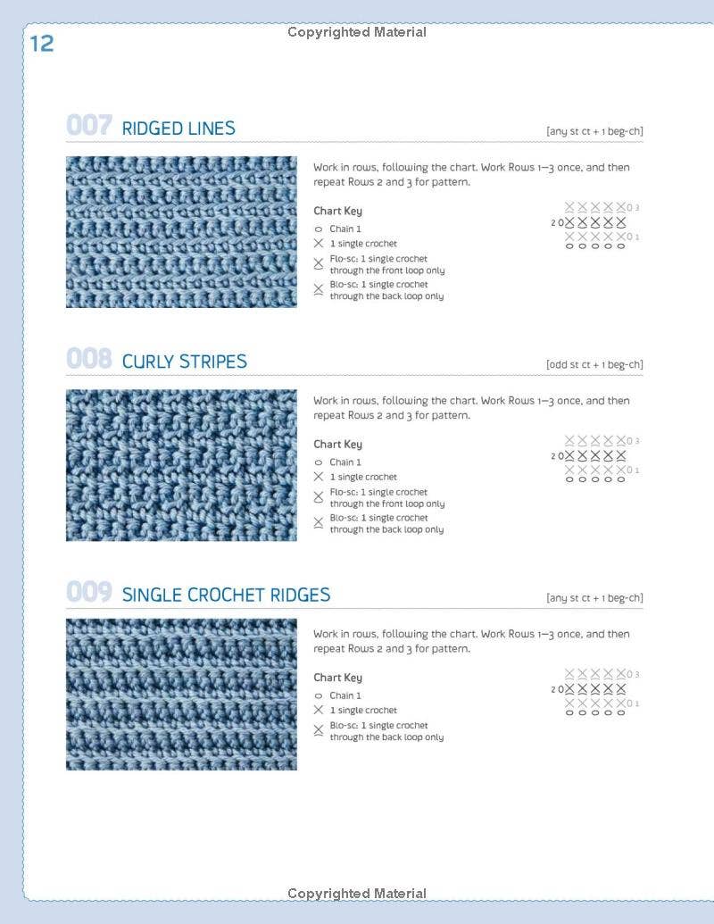 The New Crochet Stitch Dictionary: 440 Patterns for Textures