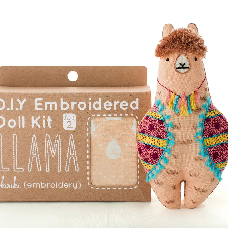 Embroidered Doll Kit