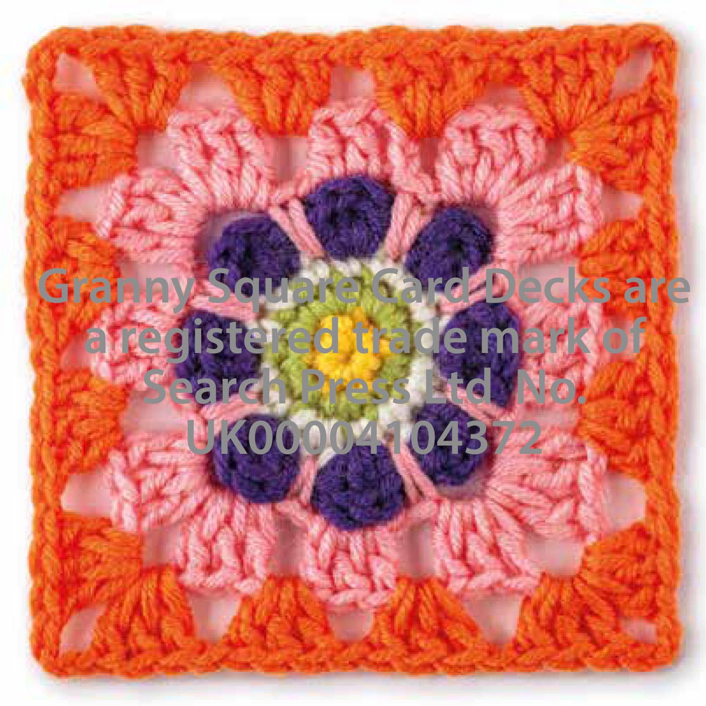 Granny Square Flowers Card Deck