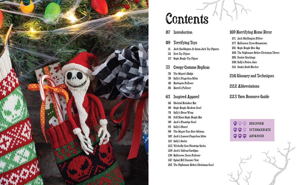 The Nightmare Before Christmas Knitting Guide