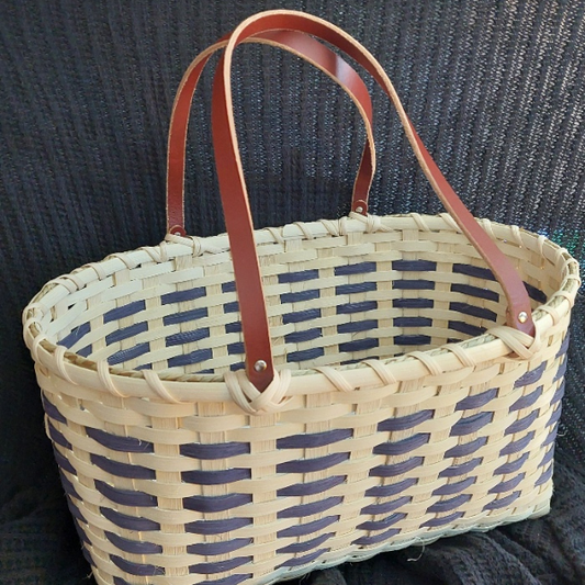 Yarn Tote Basket Weaving