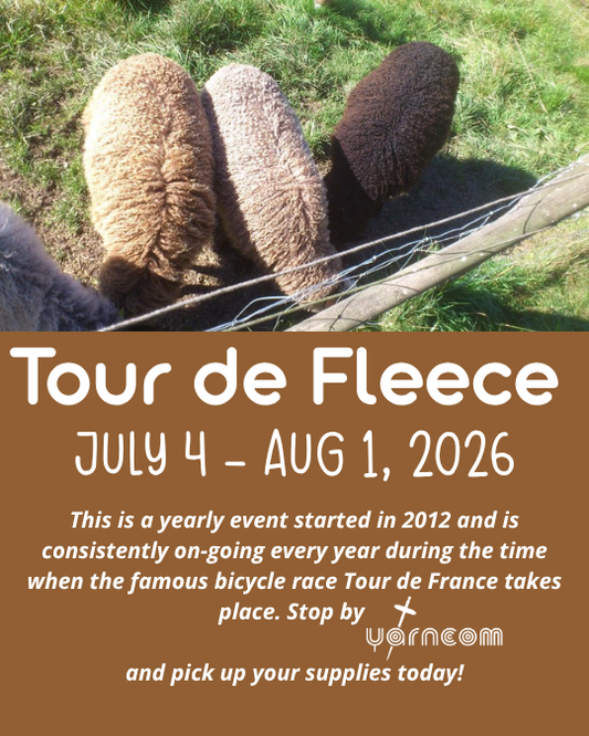 Tour de Fleece at YarnCom: Queen's Team 2026