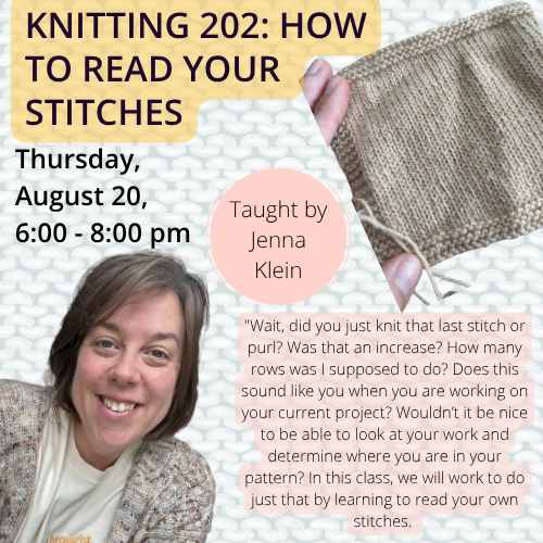 Knitting 202: How to Read Your Stitches