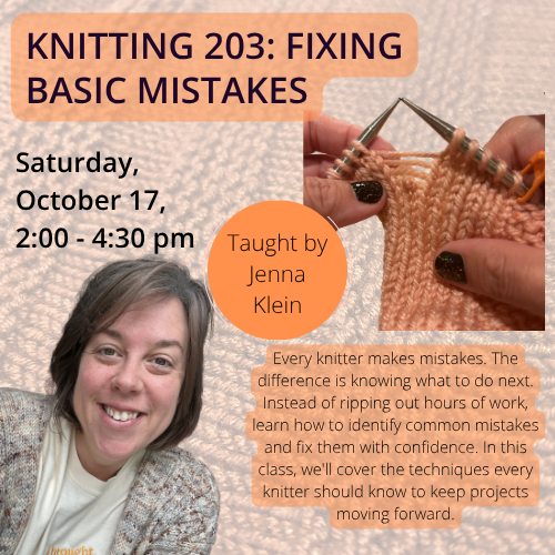 Knitting 203: How to Fix Basic Mistakes