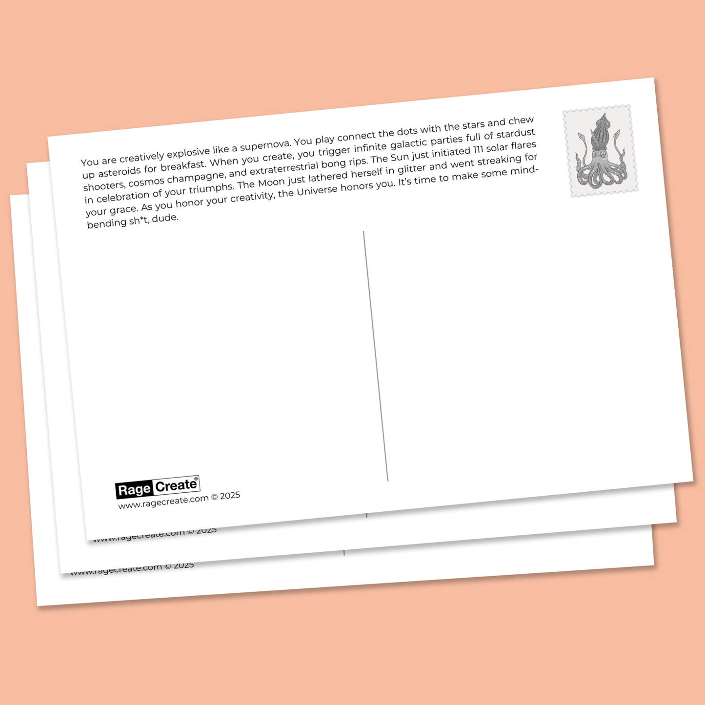 Sweet-Ass Affirmations 2 Postcards Magical Pack (22 Cards)