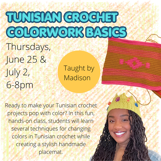 Tunisian Crochet Colorwork Basics
