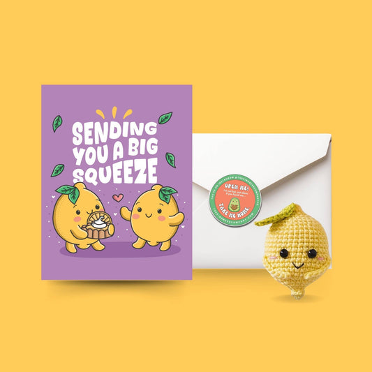 Friendship Card & Lemon Crochet Pattern
