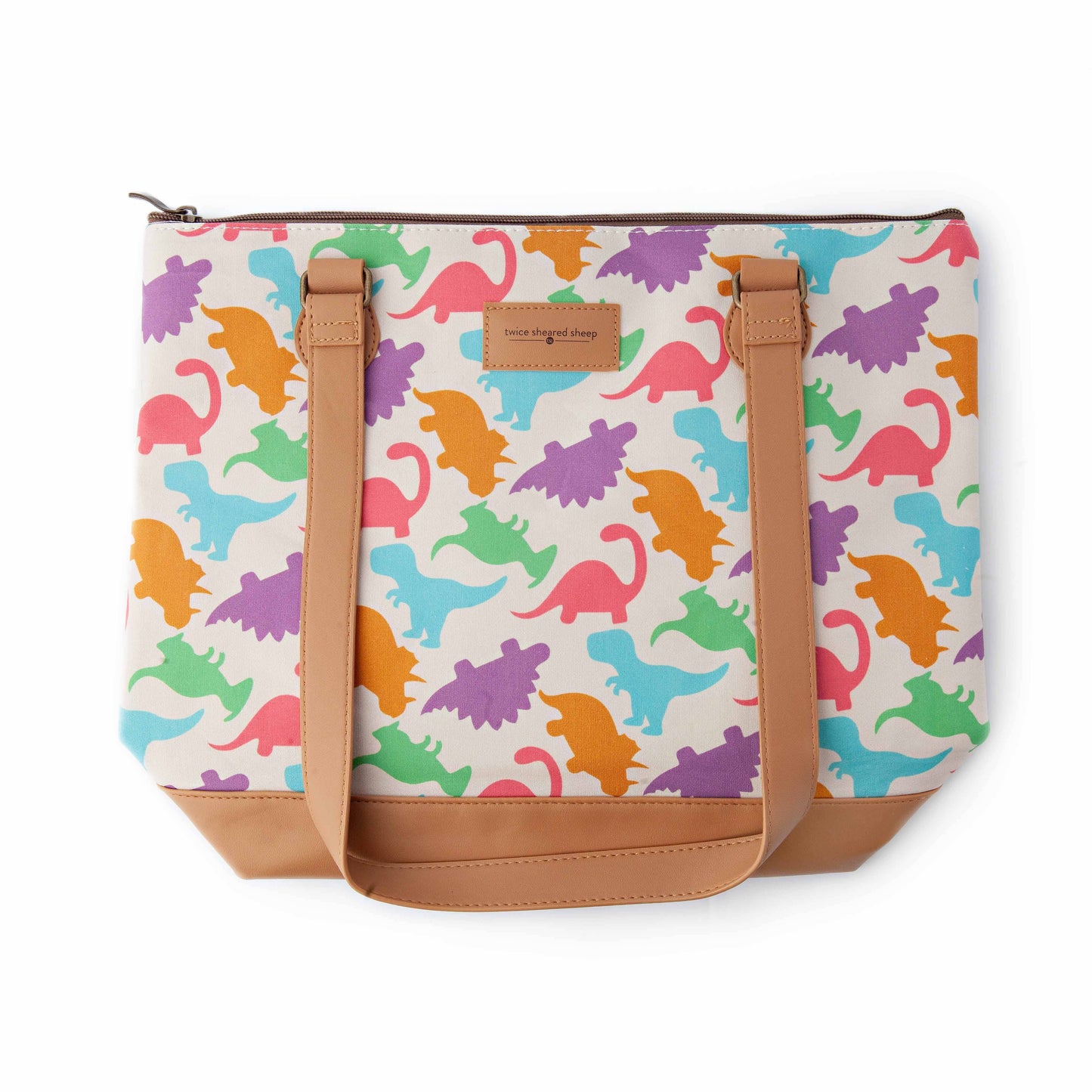 Dino Mega Trinity Bag – Large Zippered Knitting Project Bag