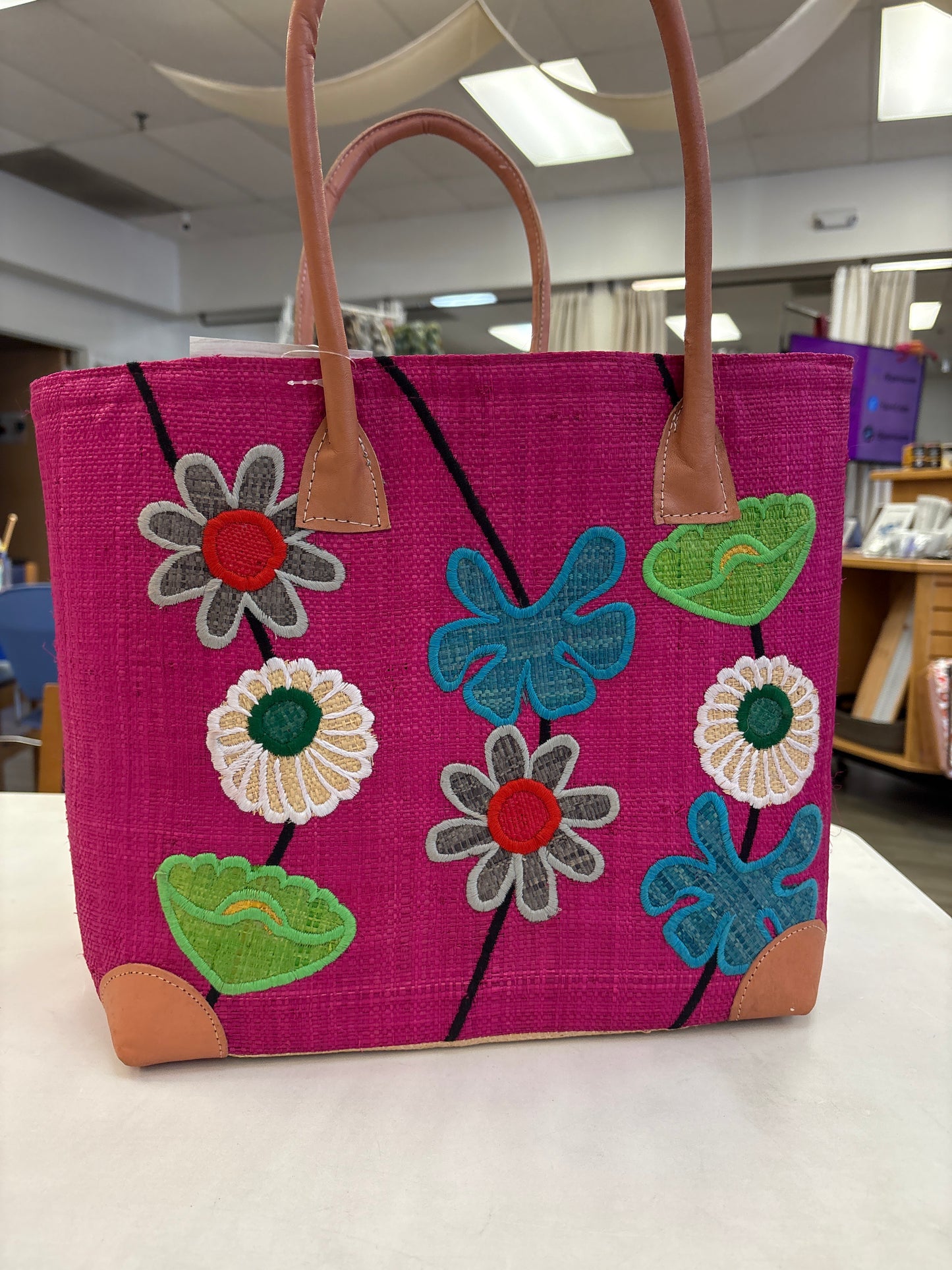Madagascar Floral Tote Bag