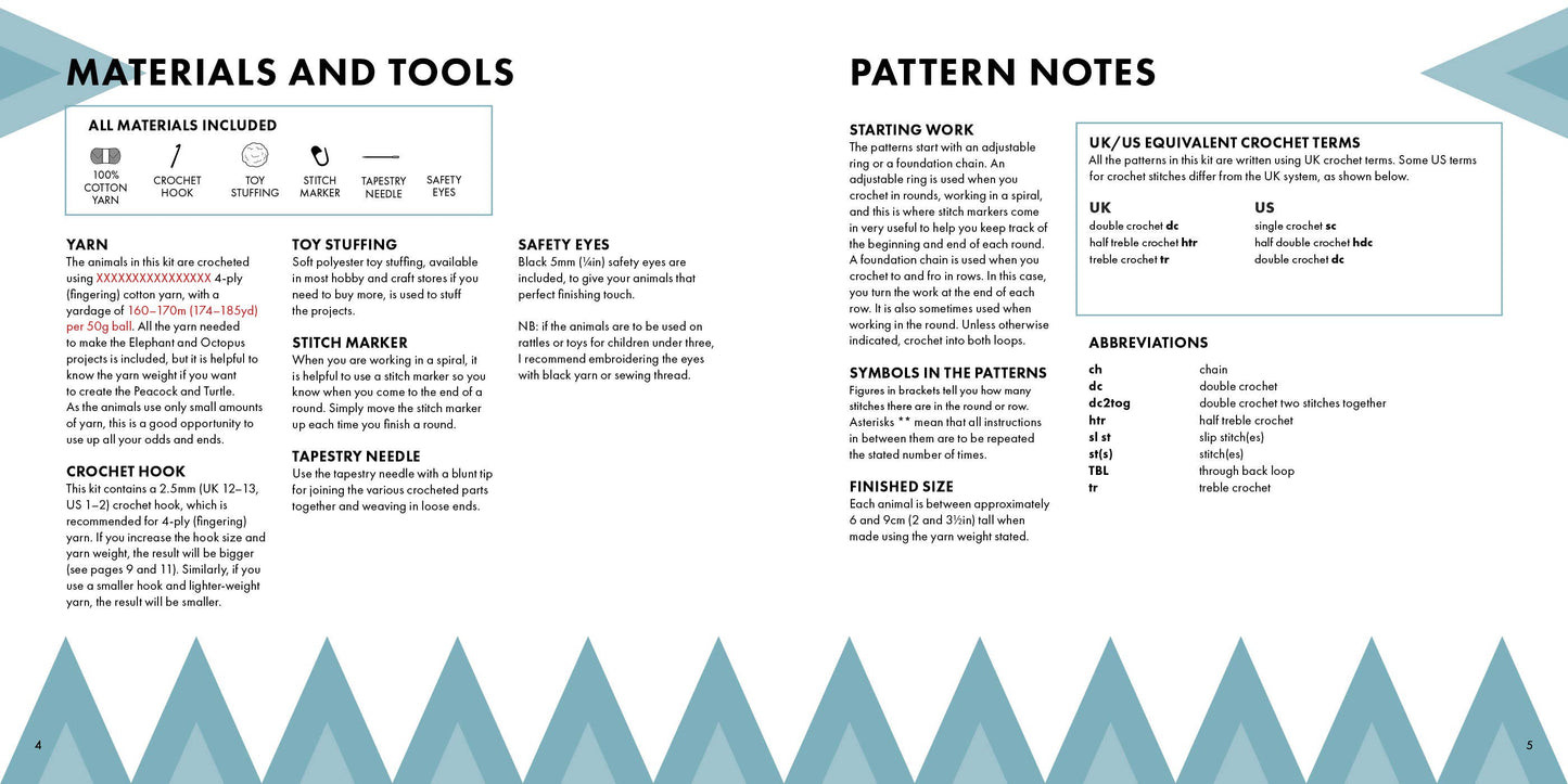 Mini Amigurumi Animals Kit