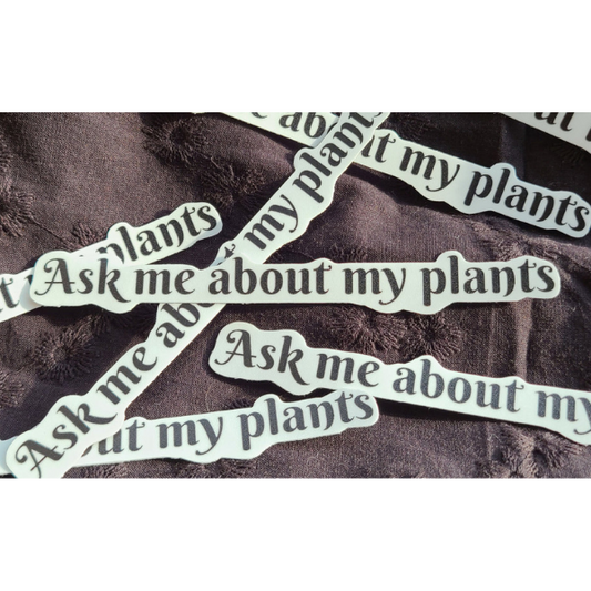 Ask Me Sticker
