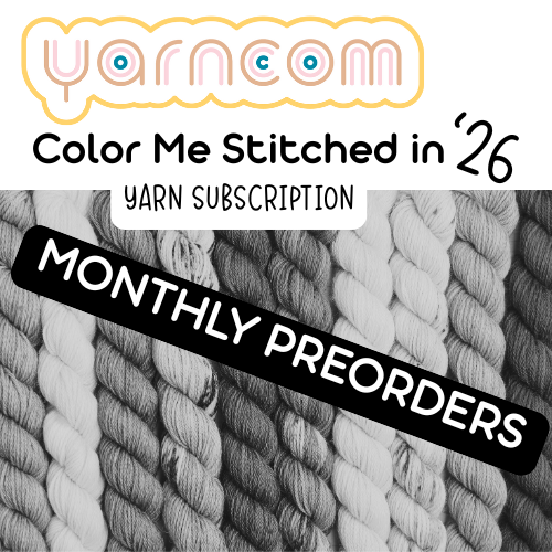 Color Me Stitched In 26 Monthly Colorways