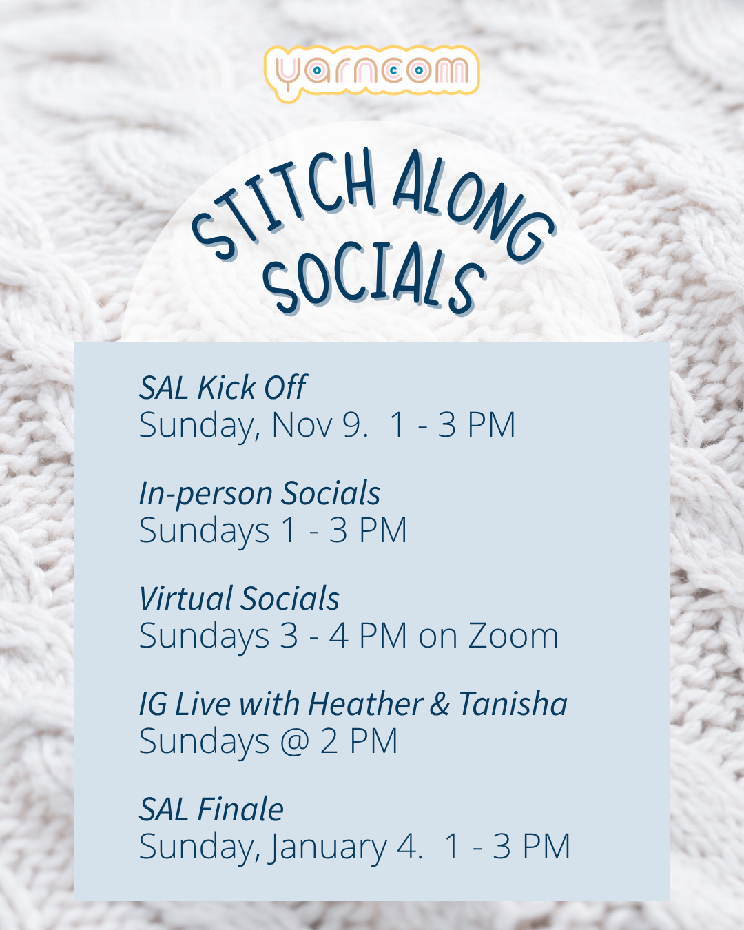 Cozy Holiday Sweater SAL '25