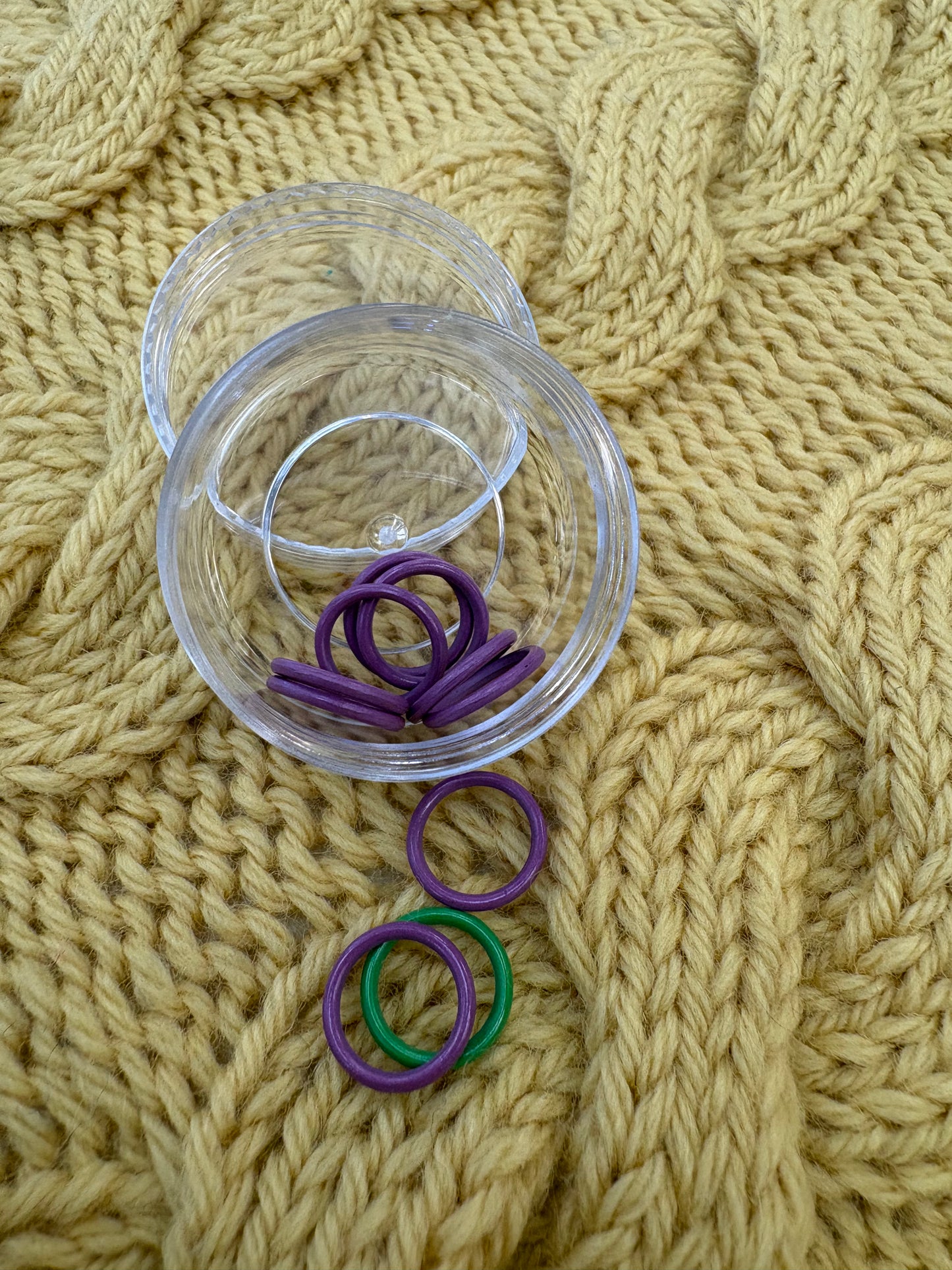 Colorful Round Stitch Markers (up to 7mm)