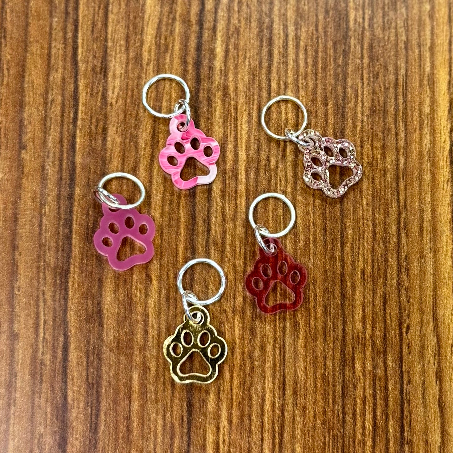 Paw Print Stitch Markers