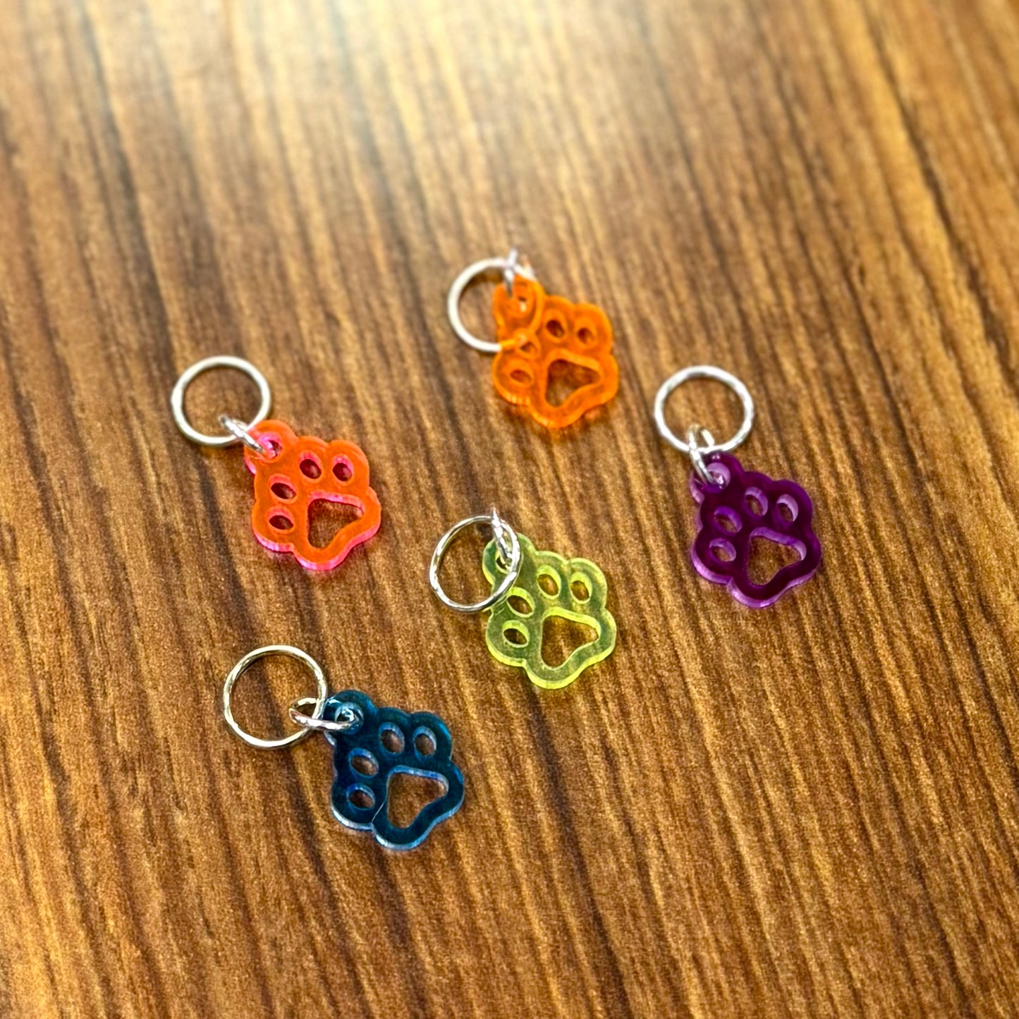 Paw Print Stitch Markers