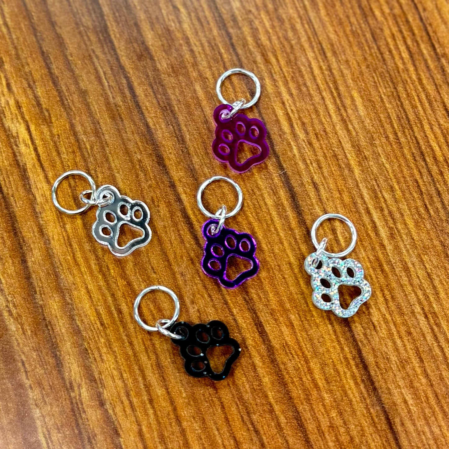 Paw Print Stitch Markers